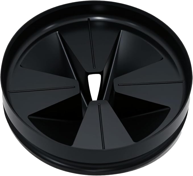 2 Pack 3 3/8" Garbage Disposal Splash Guards Sink Baffle QCB-AM, Garbage Disposer Accessories, BlackUpgraded Removable Quiet Collar Drain Plugs，Replacement for InSink&Erator Evolution Series