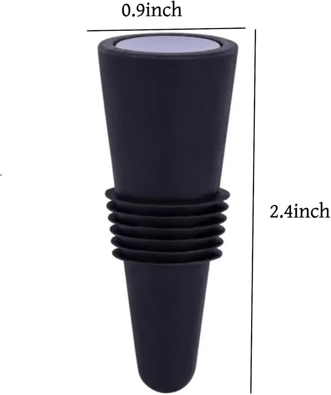 Wine Stoppers set of 3, Wine Bottle Stopper Corks with Grip Top for Keeping Wine Champagne Fresh, Fashionable and Durable Wine Corks