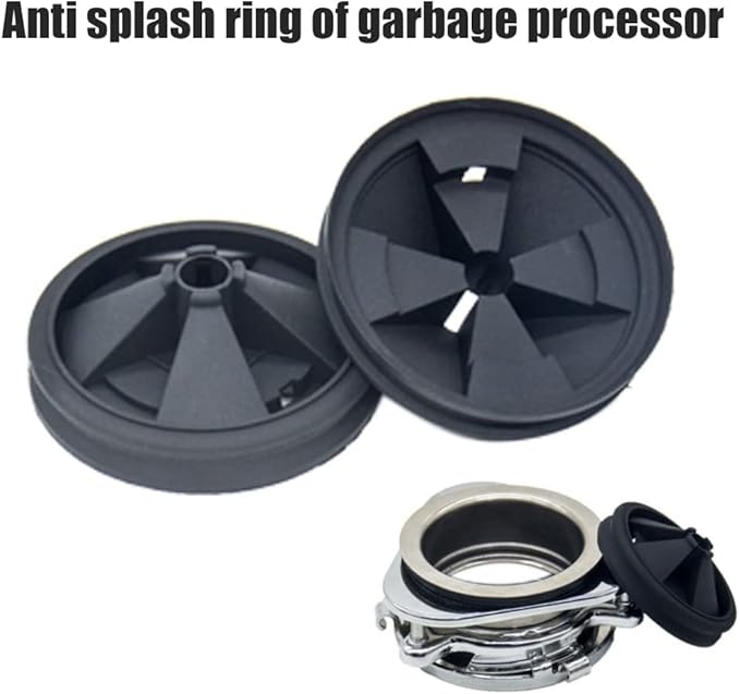 8.7 * 8.7 * 3.5cm Garbage Disposal Splash Guard Sink Baffle Food Waste Disposer Parts Accessories Multi Function Drain Plugs for Garbage Disposals