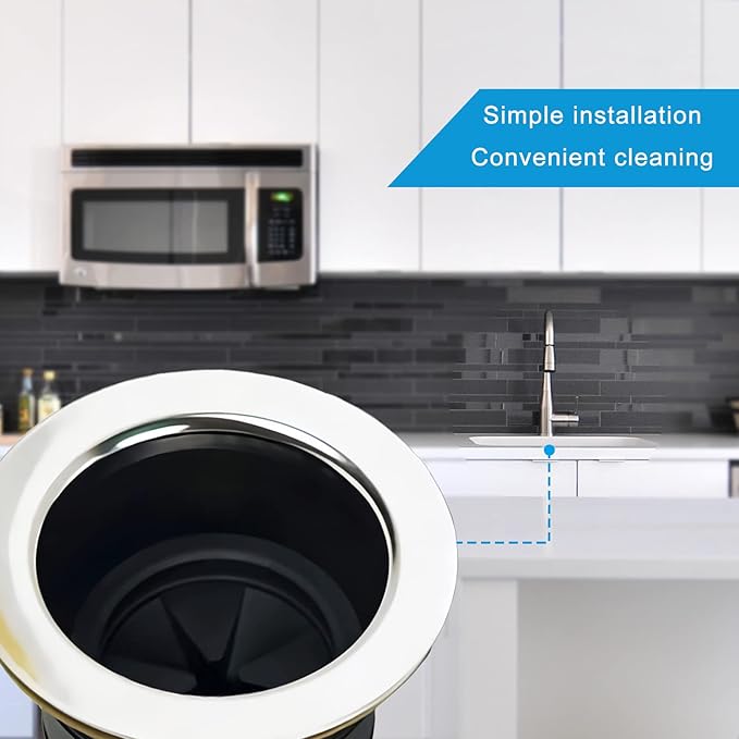 3 PCS Garbage Disposal Splash Guards Sink Baffle, 3 1/8 Inch Food Waste Disposer Accessories, Suitable for Waste King, Whirlaway and GE Models by fnovoy