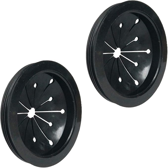 2 Pack Rubber Garbage Disposal Splash Guard Sink Baffle Disposal Replacement Waste Food Disposal Part for Whirlaway,for Waste King,for Sinkmaster and for GE Models