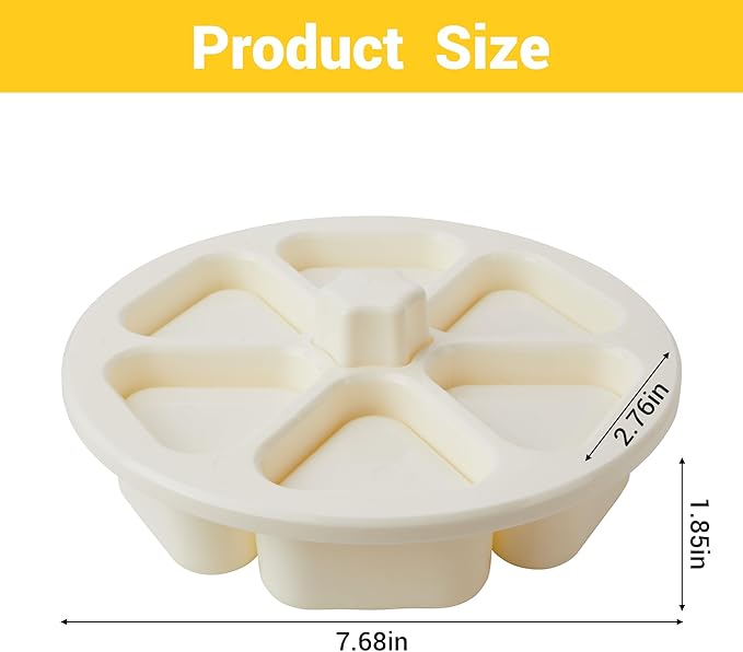 Onigiri Mold Triangle Rice Mold Large Onigiri Maker for Making and Storing Sushi, White