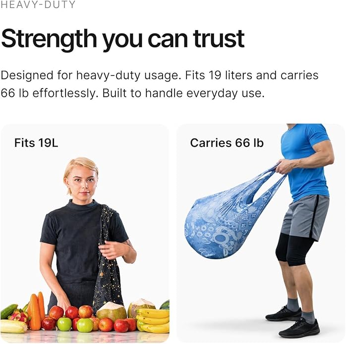 Nanobag Sling - Ultralight Crossbody Bag for Women & Men, Packable Grocery, Travel & Shopping Bag for Everyday Use