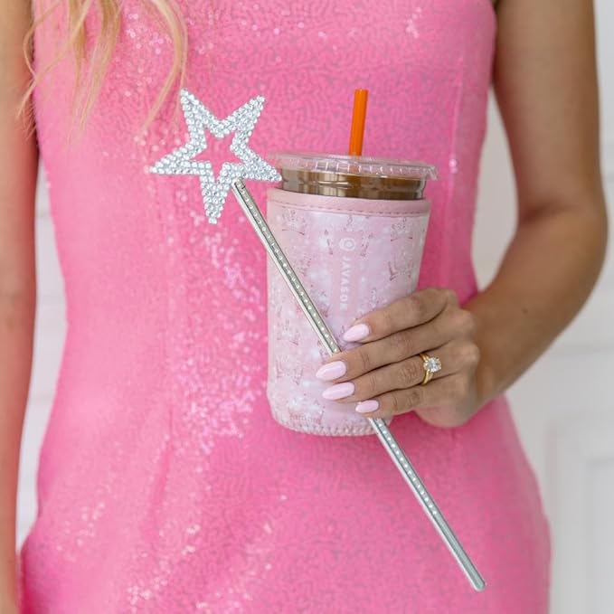 Sok It JavaSok Iced Coffee & Cold Soda Insulated Neoprene Cup Sleeve (Wand of a Kind, Medium: 22-28oz)