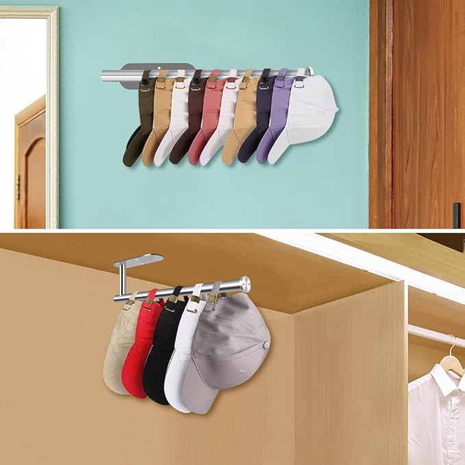 MGahyi Paper Towel Holder Wall Mount, Self Adhesive Or Drilling Paper Towel Holder Under Cabinet, 13.2 inch Stainless Steel Kitchen Paper Towel Roll Rack, Bathroom Towel Roll Hanger(Silver, Rectangle)