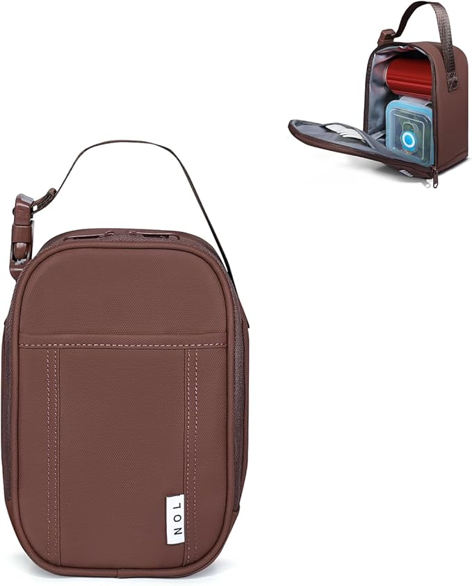 NOL Natural Organic Lifestyle Insulated Lunch Bag for Adult - Snack Bag Lunch Cooler Bag Soft Lunch Tote Bag for Work, Coffee