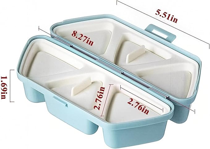 6 in 1 Onigiri Mold Triangle Rice Ball Mold Musubi Press Onigiri Maker Sushi Making Kit Once Quickly Make 6pcs Rice Balls for Lunch and Home DIY (Beige)