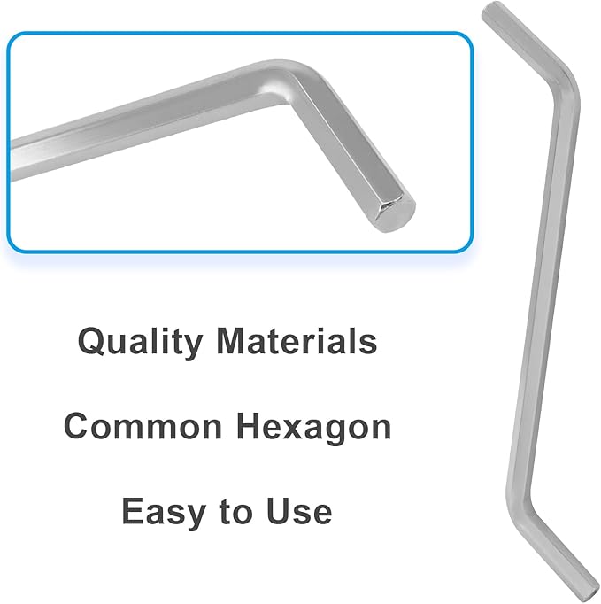 2 Pack Garbage Disposal Wrench, Garbage Disposal Allen Wrench Tool for Kitchen Sink Clogs & Repairs, Hex Key Unjam Tool for Food Waste Disposer Maintenance