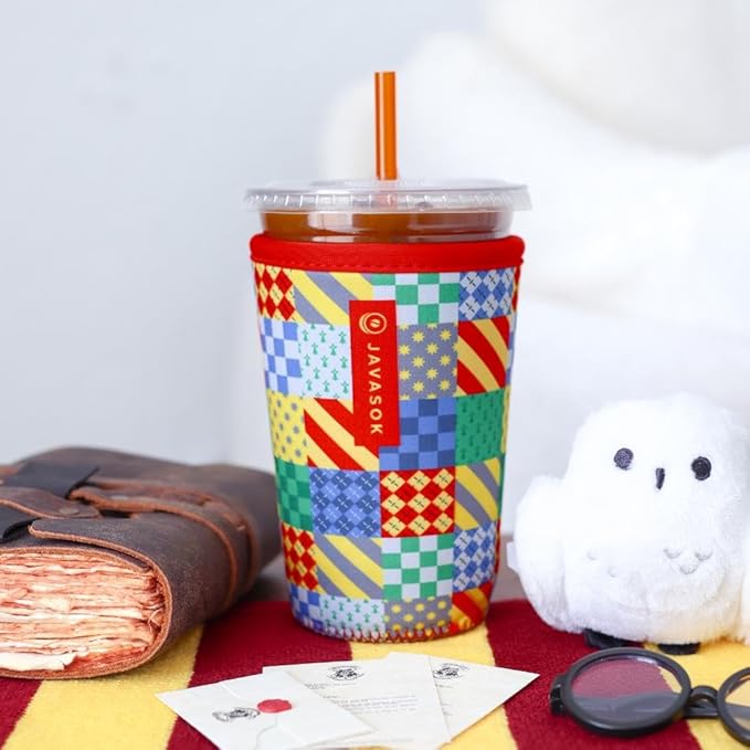 Sok It JavaSok Iced Coffee & Cold Soda Insulated Neoprene Cup Sleeve (House Rules, Medium: 22-28oz)