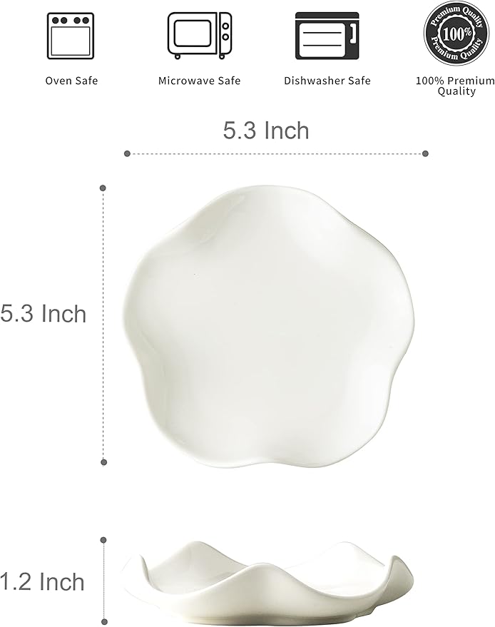 Cute Spoon Rest for Stove Top, Ceramic Spoon Holder for Kitchen Counter, 5.3 Inches Coffee Spoon Holder Utensil Rest for Kitchen Gadget Cooking Gift Housewarming Wedding,Kitchen Decor, White