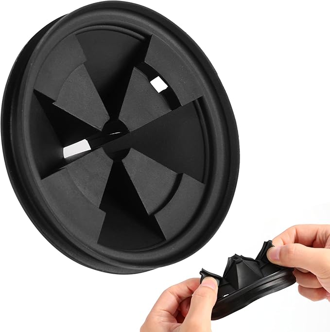 RQYEKDO Garbage Disposal Splash Guard,1 Pack 3 3/8 Inch Sink Baffle Drain Plugs QCB-AM Replacement for InSinkErator Evolution Series Moen Models,Garbage Disposal Parts Accessories