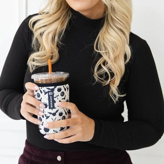 Sok It JavaSok Iced Coffee & Cold Soda Insulated Neoprene Cup Sleeve (Wizard's Walk, Small: 16-20oz)