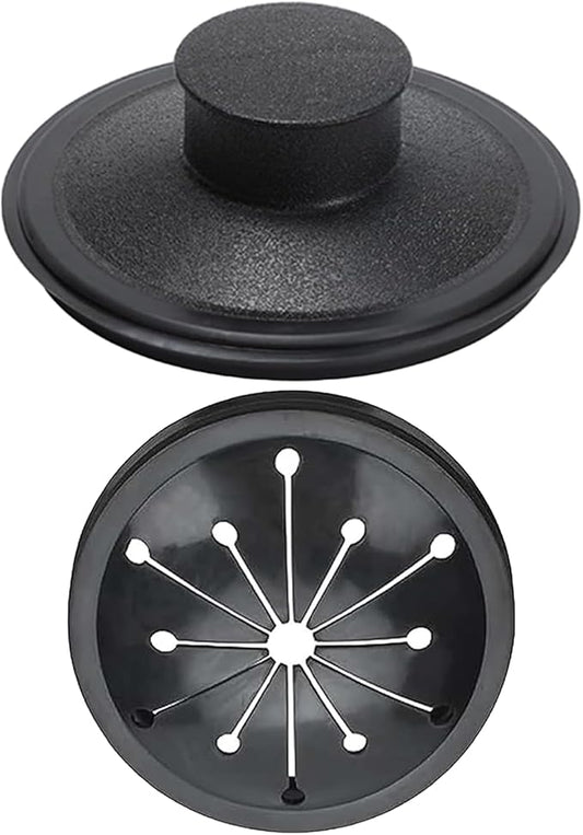3 Inch Garbage Disposal Splash Guard Collar Sink Garbage Disposal Splash Guard for Whirlaway, Waste King, Sinkmaster and GE Models with 3.35 Inch Sink Stopper Replacement Garbage Disposal Stopper