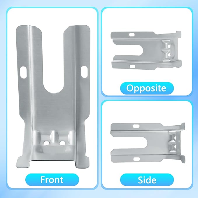 Earthtec 316112005 Anti Tip Bracket Kit Compatible with Frigidaire Stove Range Oven Floor or Wall Mount Anti Tip Bracket Universal 316112004 ,316112003 ,316107200, 316541700, PS3655242,5303935180