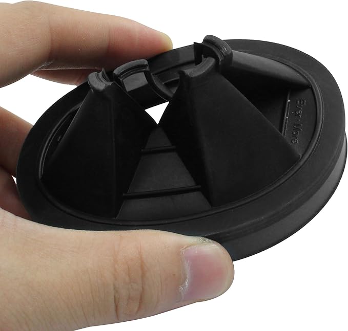 3 1/8" Garbage Disposal Splash Guard, Quiet Garbage Disposal Rubber Drain Insert, Garbage Disposal Parts, Removable Sink Baffles QCB-AM Compatible with Insinkerator Garbage Disposal Parts