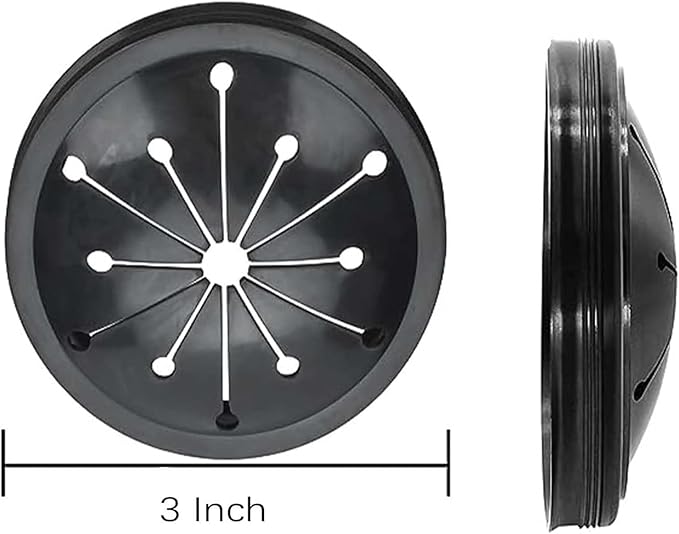 3-1/8 Inch Kitchen Sink Drain Splash Guard with Sink Stopper, Garbage Disposal Splash Guards with Sink Stopper, Multi-Function Kitchen Drain Plugs for GE, Whirlaway, Sinkmaster and Waste King