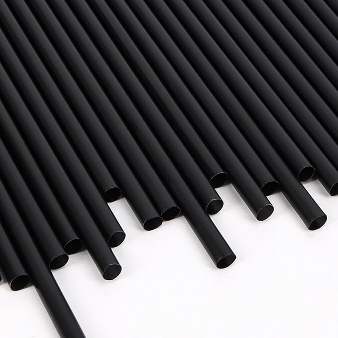 Tomnk 100pcs Straws Disposable, 10.3 Inches Plastic Straws, Plastic Drinking Straws for Tumblers and Ice Coffee