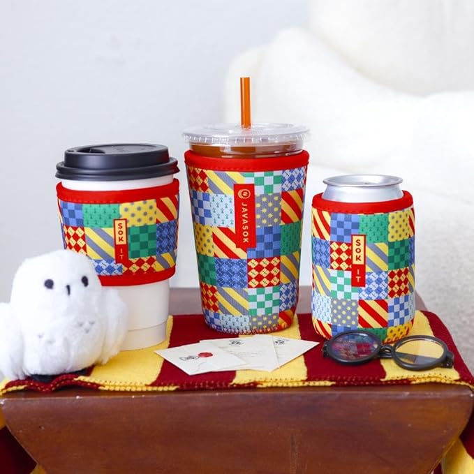 Sok It JavaSok Iced Coffee & Cold Soda Insulated Neoprene Cup Sleeve (House Rules, Medium: 22-28oz)