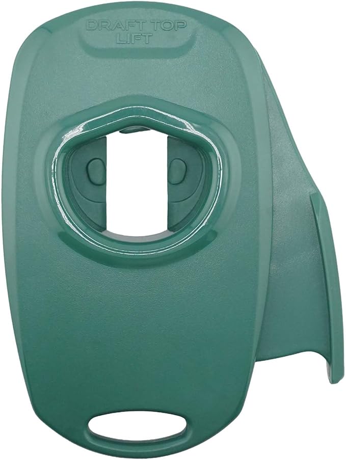 Draft Top Lift Universal Topless Can Opener - Smooth Edge Aluminum Can Lid Remover For Beer, Cocktails, & Soda - Ideal For Tailgating & Garnishes, As Seen On Shark Tank, Made In The USA, Forrest Green