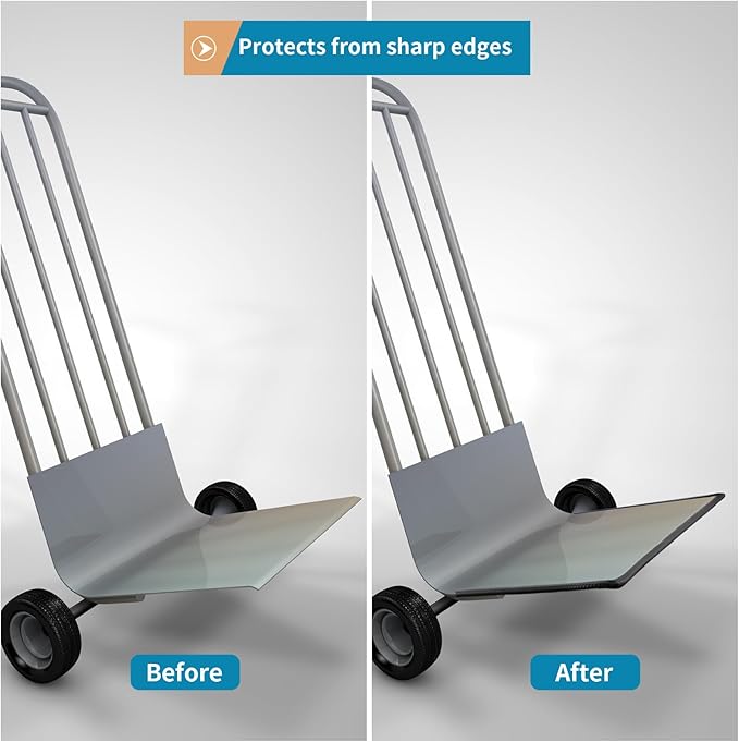 Rubber Edge Trim Guard 32.8ft/10m, Adhesive Free Door Edge Protector, U Shape Edge Seal Strip with Embedded Metal Clips Fits 3/64" to 1/4" Thick Edges (Black)