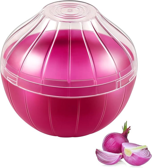 Onion Storage Containers, Reusable Onion Keeper for Refrigerator, Individual Onion Saver Holder Organizer for Fridge to Keep Onion Fresh