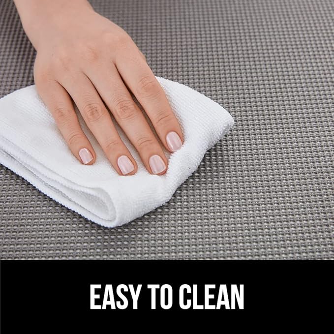 GORILLA GRIP powerGRIP Drawer Shelf and Cabinet Liner, Thick Strong Hold, Non-Adhesive Liners Protect Kitchen Cabinets and Cupboard, Bathroom Drawers, Easy Install, Breathable Mat, 24" x30' Light Gray