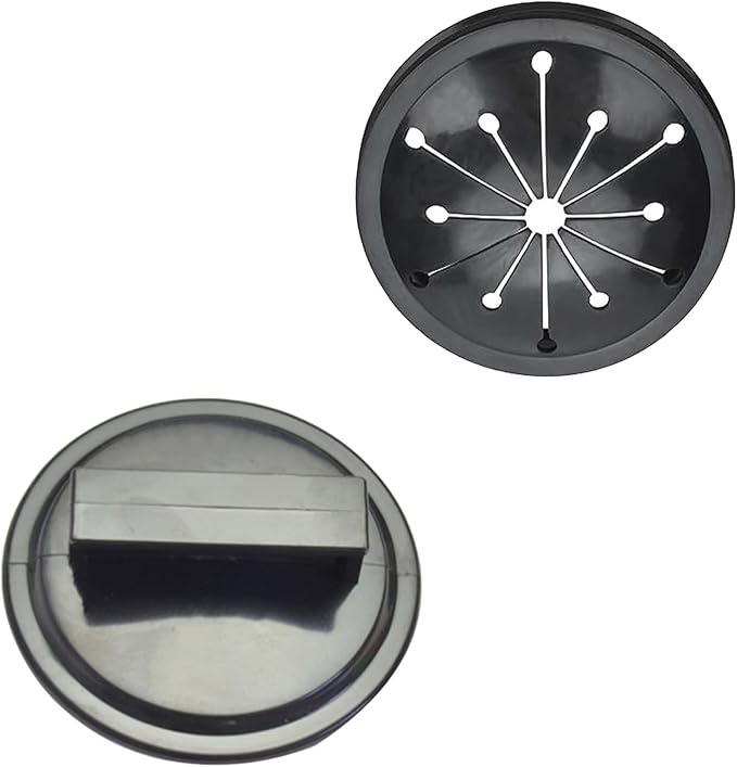 3 Inch Garbage Disposal Splash Guard Collar Sink Stopper Universal Rubber Food Waste Disposer Sink Garbage Disposal Splash Guard and Drain Plug for Whirlaway, Waste King, Sinkmaster and GE Models