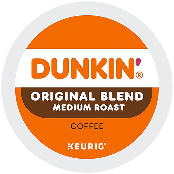 Dunkin' Donuts Single-Serve Coffee K-Cup® Pods, Original Blend, Medium Roast, Carton Of 64 Pods