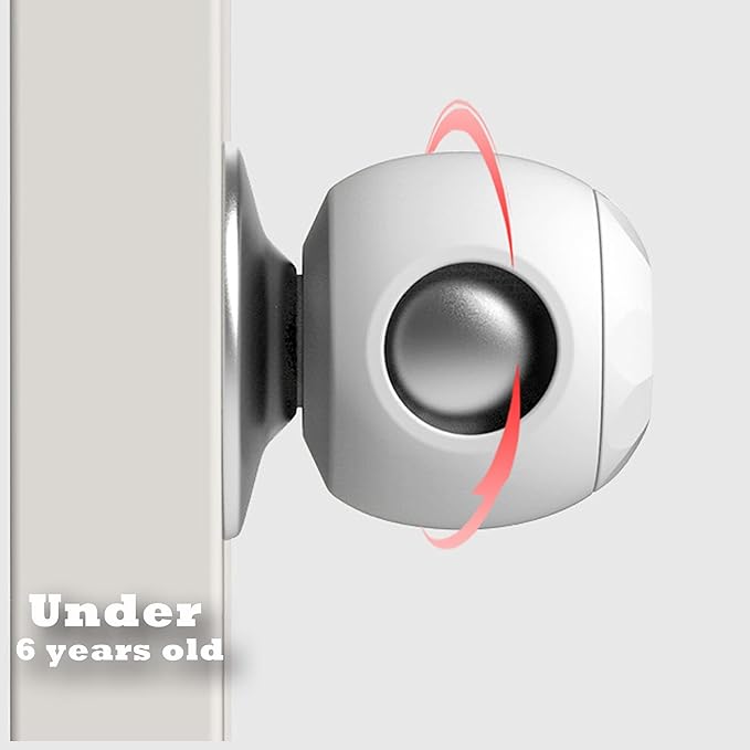1 Pack Childproof Door Knob Covers Babyproof Child Door Locks Door Handle Baby Proofing Door Safety for Kids