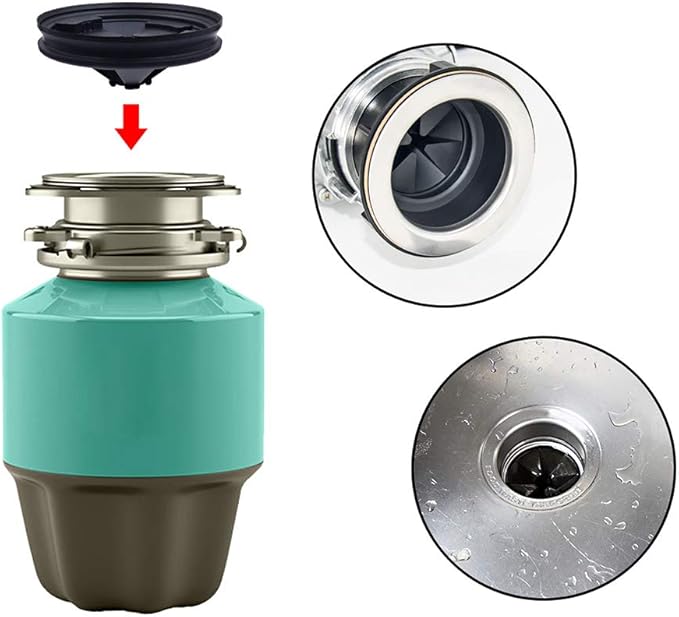 DGQ Garbage Disposal Splash Guards 3-1/2" Sink Baffle Disposal Replacement Mounting Gasket Food Waste Disposer Accessories Disposer Mounting Kit Food Waste Disposal Part for Kitchen Sink