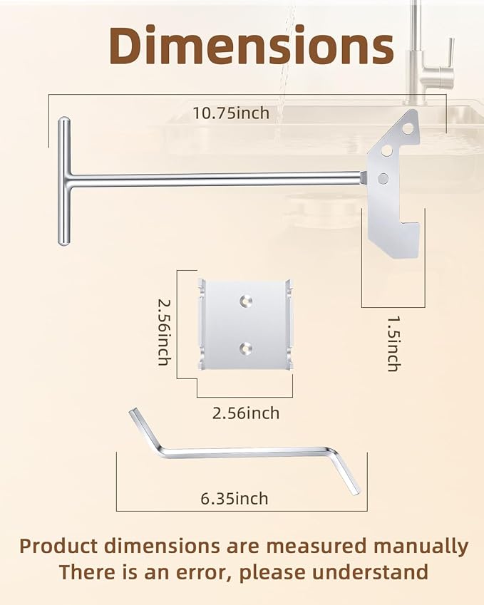 Garbage Disposal Wrench Tool& Garbage Disposer Unjamming Wrench - Universal Fit for Moen/Waste King/SinkErator | Easy Kitchen Sink Clog Unblocker