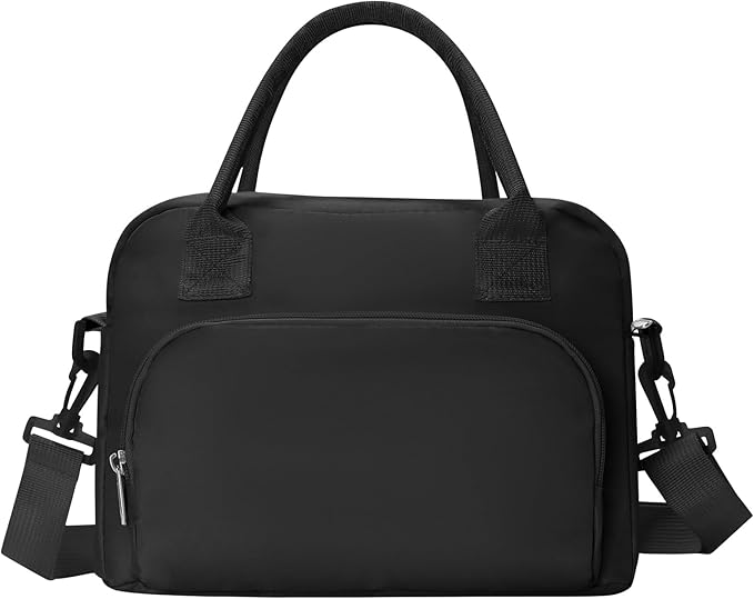 MAMONA Lunch Bag for Women Men Large Capacity Reusable Lunch Box Corduroy Insulated Cooler Tote Bags for Office Picnic