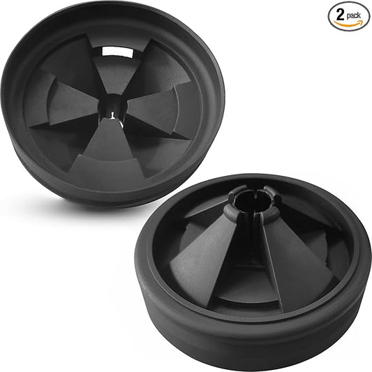 AR-PRO (2-Pack) Garbage Disposal Rubber Drain Insert - 3 3/8" Garbage Disposal Splash Guards Sink Baffle - Removable Sink Baffles Qcb-Am Compatible With Insinkerator Garbage Disposal Parts