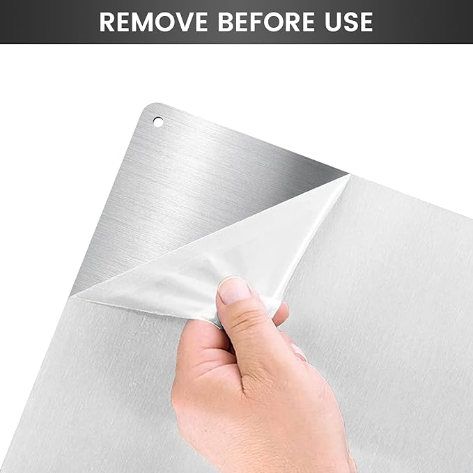 12"x29.5" Stainless Steel Backsplash - Ultra Flat & Easy to Clean, Protect Wall from Splash & Stain - Kitchen Stove Backsplash Panel for Oven & Range Hood with Pre-Drilled Holes