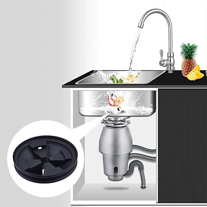 DGQ Garbage Disposal Splash Guards 3-1/2" Sink Baffle Disposal Replacement Mounting Gasket Food Waste Disposer Accessories Disposer Mounting Kit Food Waste Disposal Part for Kitchen Sink