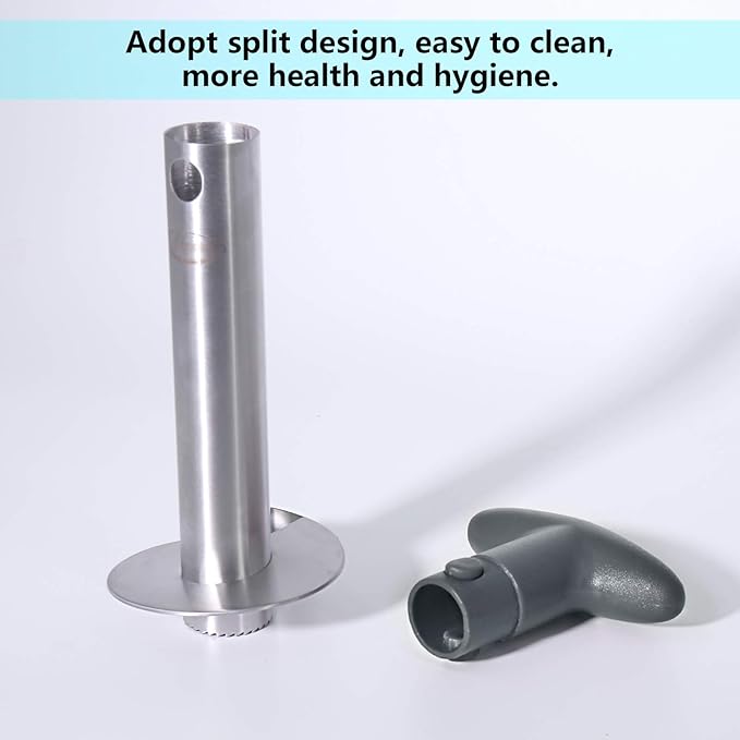 Pineapple Corer, [Upgraded, Reinforced, Thicker Blade] Newness Premium Pineapple Corer Remover, Stainless Steel Pineapple Core Remover Kitchen Tool with Sharp Blade for Diced Fruit Rings, Gray