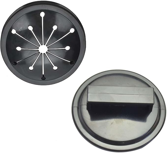 3 Inch Garbage Disposal Splash Guard Collar Sink Stopper Universal Rubber Food Waste Disposer Sink Garbage Disposal Splash Guard and Drain Plug for Whirlaway, Waste King, Sinkmaster and GE Models