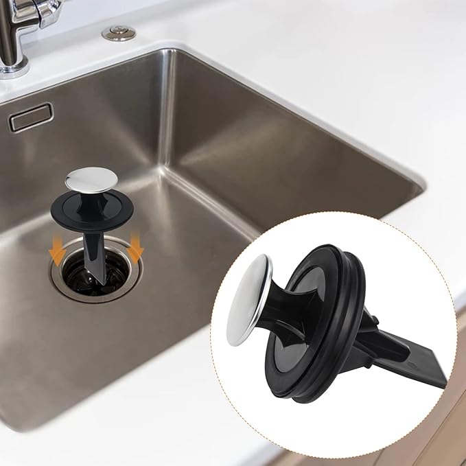 Garbage Disposal Splash Guard, with Waste Disposal Shovel for InSinkErator Evolution Series 3 3/8" QCB-AM Sink Baffle Rubber Drain Cover Upgraded Removable Quiet Collar Strainer Insert Ullnosoo