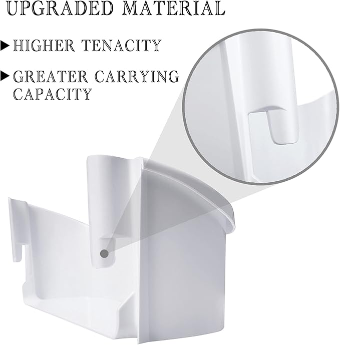 2 pack 240323001 Refrigerator Door Bin, Refrigerator Side Shelf Replacement Part, (15.95in long), Fit for frigidaire kenmore, Replace AP2115741, PS429724, AH429724, 240323007, (DON’T fit freezer door)