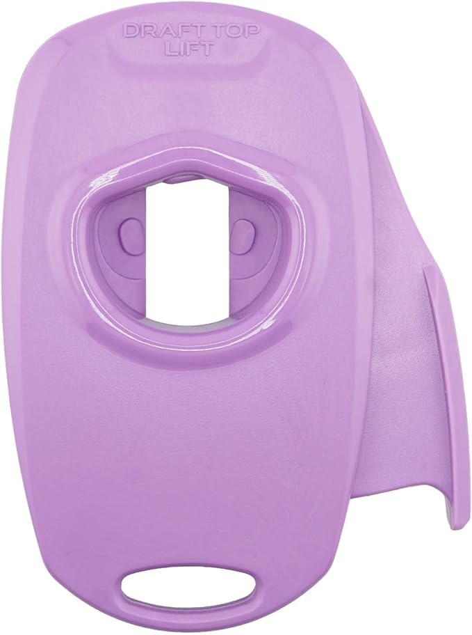 Draft Top Lift Universal Topless Can Opener - Smooth Edge Aluminum Can Lid Remover for Beer, Cocktails, & Soda - For Tailgating & Garnishes, as Seen on Shark Tank, Made in the USA, Magenta