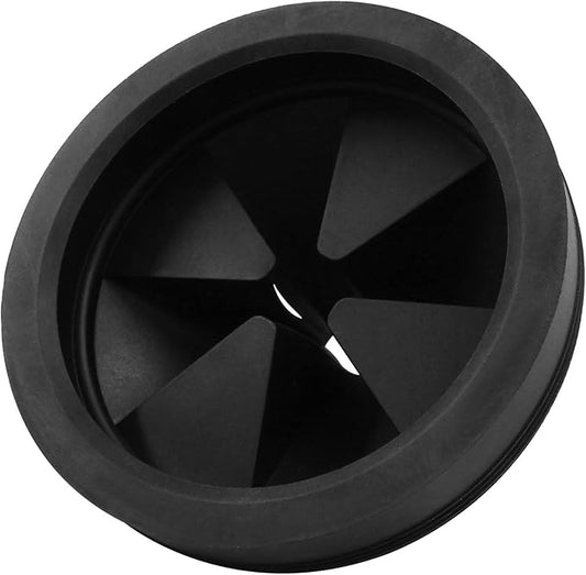 3 1/8" Garbage Disposal Splash Guard, Quiet Garbage Disposal Rubber Drain Insert, Garbage Disposal Parts, Removable Sink Baffles QCB-AM Compatible with Insinkerator Garbage Disposal Parts