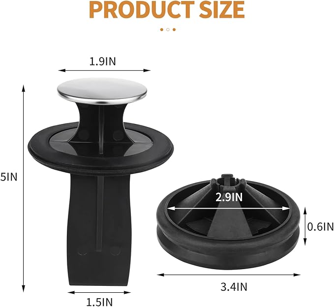 Garbage Disposal Splash Guard, with Waste Disposal Shovel for InSinkErator Evolution Series 3 3/8" QCB-AM Sink Baffle Rubber Drain Cover Upgraded Removable Quiet Collar Strainer Insert Ullnosoo