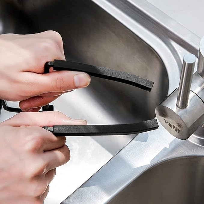 Sink Caddy Sink Sponge Holder - Faucet Rack Shower Tray - Kitchen and Bathroom Metal Organizer Hanging Fix Around Faucet