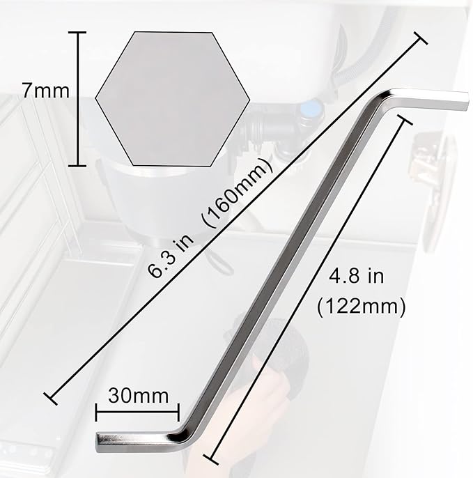Sankoly 2 Pack Garbage Disposal Wrench Allen Wrench Tool Compatible with InSinkErator Garbage Disposals, Used for Unjam Kitchen Sink