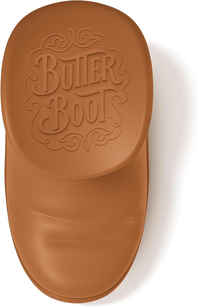 Genuine Fred BUTTER BOOT Butter Spreader for Corn and Veggies, Cowboy Boot Butter Applicator, Kitchen Gadget for Grilling, Picnics, and Cookouts, Dishwasher Safe