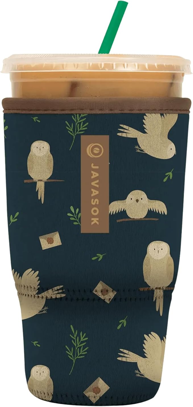 Sok It JavaSok Iced Coffee & Cold Soda Insulated Neoprene Cup Sleeve (Acceptance Letter, Large: 30-32oz)