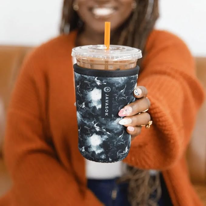 Sok It JavaSok Iced Coffee & Cold Soda Insulated Neoprene Cup Sleeve (Dragon Lore, Small: 16-20oz)