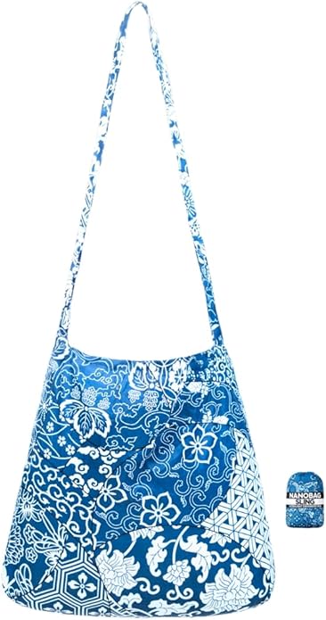 Nanobag Sling - Ultralight Crossbody Bag for Women & Men, Packable Grocery, Travel & Shopping Bag for Everyday Use