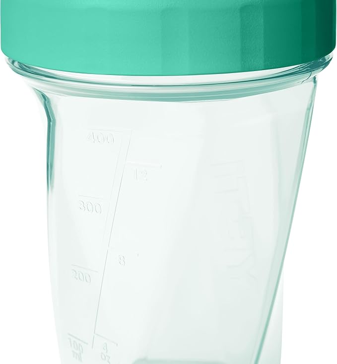 YETI Yonder Helimix Vortex Blender Shaker Bottle Holds up to 20oz | No Blending Ball or Whisk | USA Made | Portable Pre Workout Whey Protein Drink Shaker Cup | Dishwasher Safe, Seafoam