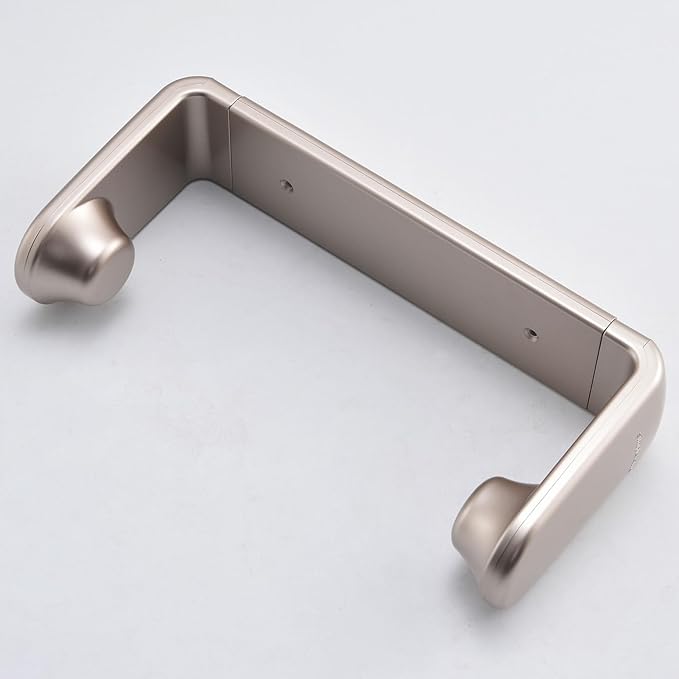 simpletome Paper Towel Holder ONE Hand Tear Adaptive Tension Arm Adjustable Length 9.4-11inch/24-28cm (Titanium Gold)